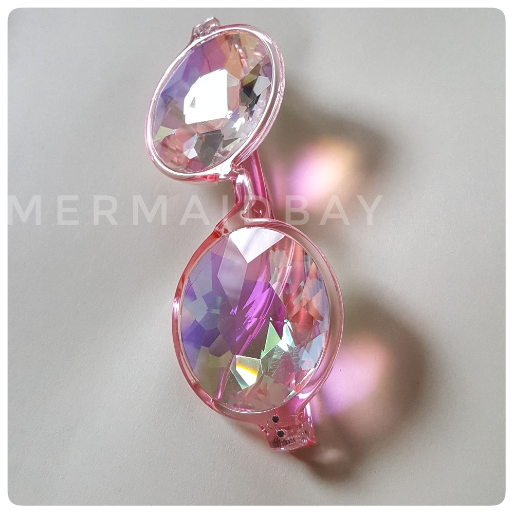 Pink Prism Kalaidoscope Glasses, Festival, Fun